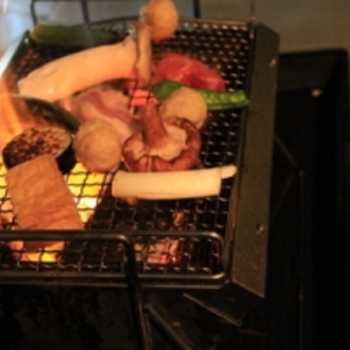 気ままにアウトドア!和風炭火焼き